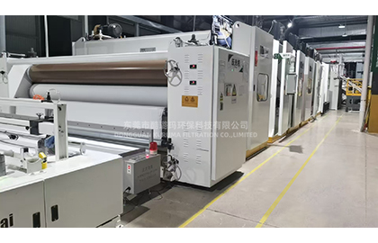Non woven fabric production line